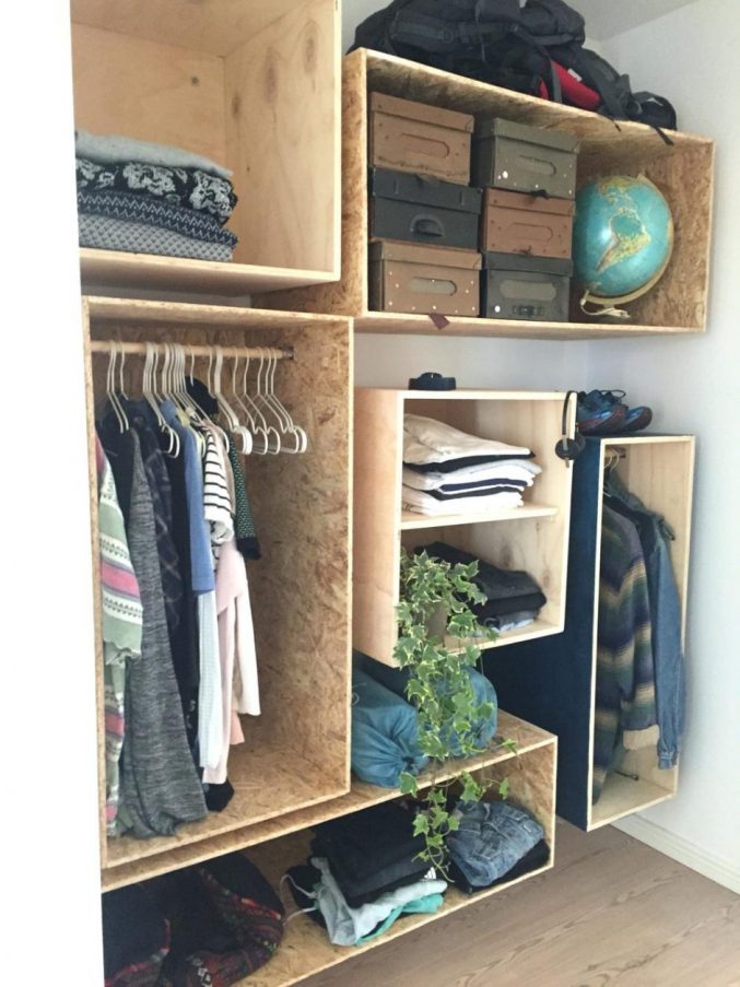 12 closets que puedes hacer tú mismo con madera reciclada - Mi Libro De